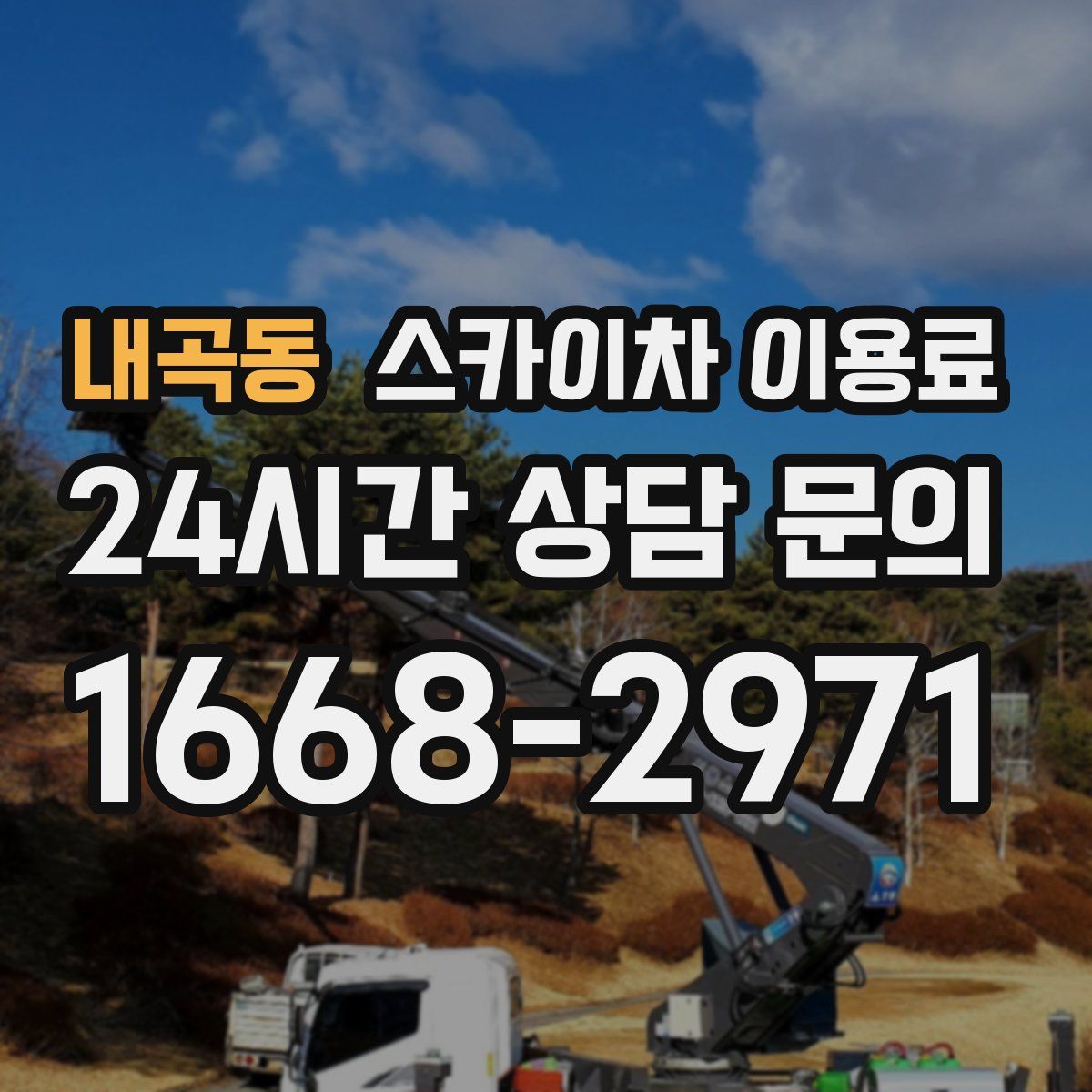 내곡동 스카이차 이용료