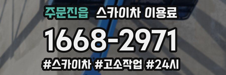주문진읍 스카이차 이용료