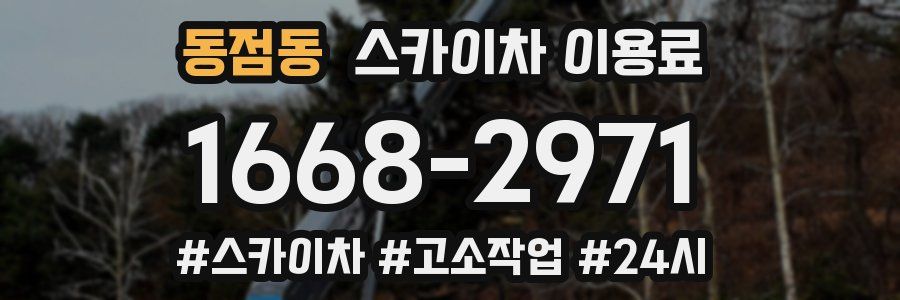 동점동 스카이차 이용료