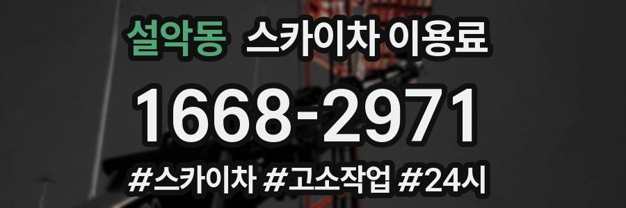 설악동 스카이차 이용료
