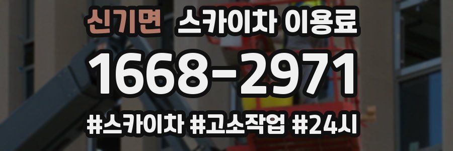 신기면 스카이차 이용료