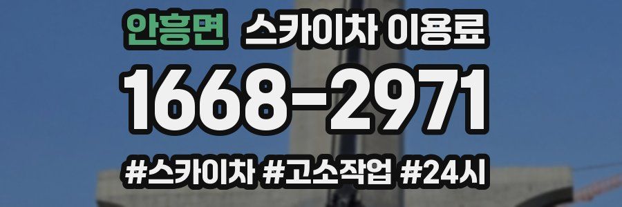 안흥면 스카이차 이용료