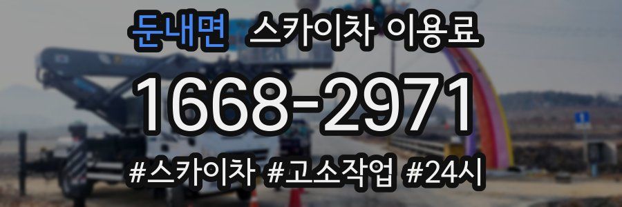 둔내면 스카이차 이용료
