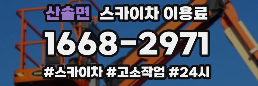 산솔면 스카이차 이용료