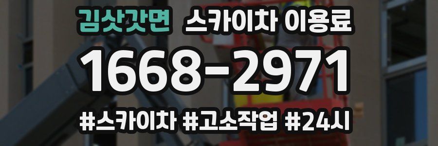 김삿갓면 스카이차 이용료