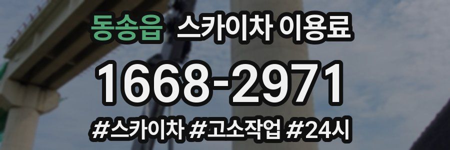 동송읍 스카이차 이용료