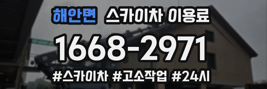 해안면 스카이차 이용료