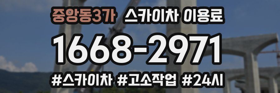 중앙동3가 스카이차 이용료