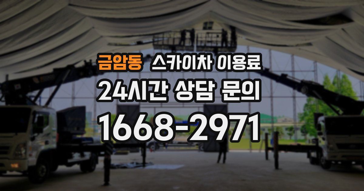 금암동 스카이차 이용료