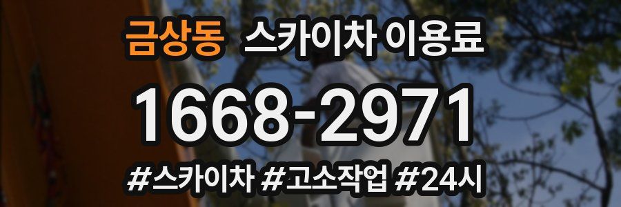 금상동 스카이차 이용료