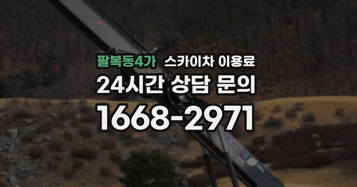 팔복동4가 스카이차 이용료