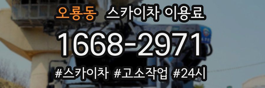 오룡동 스카이차 이용료