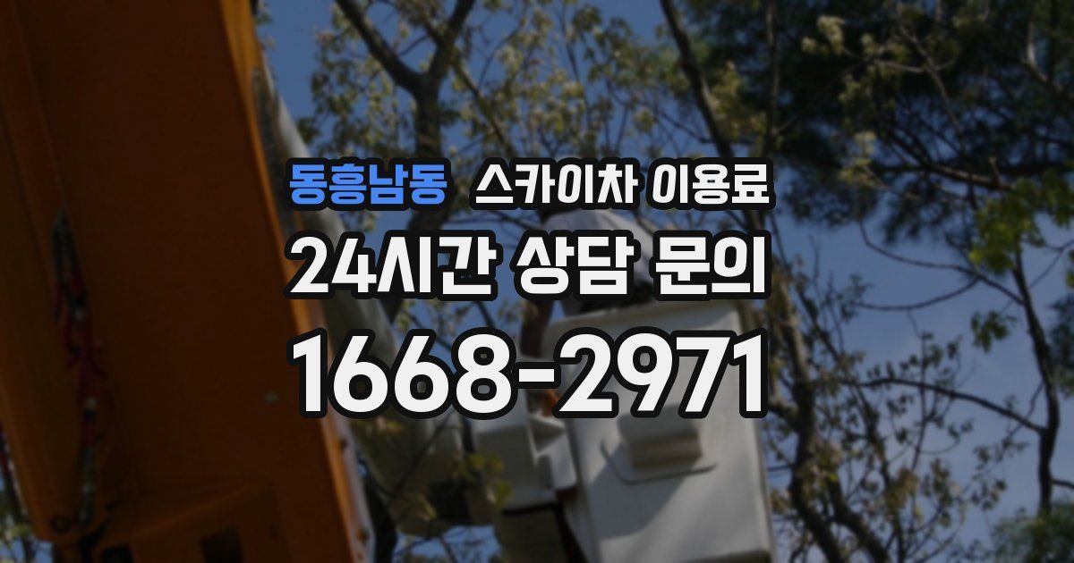 동흥남동 스카이차 이용료