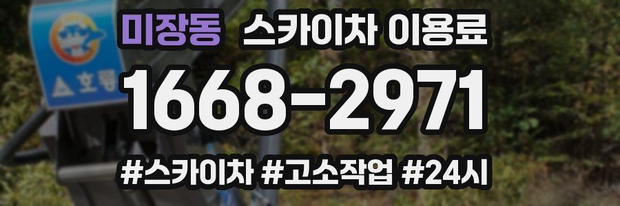 미장동 스카이차 이용료