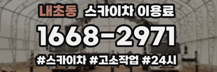 내초동 스카이차 이용료