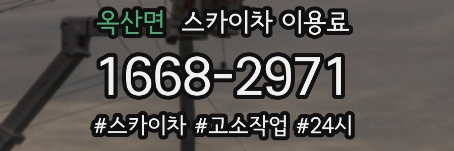 옥산면 스카이차 이용료