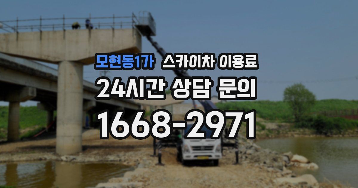 모현동1가 스카이차 이용료