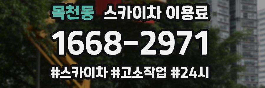 목천동 스카이차 이용료