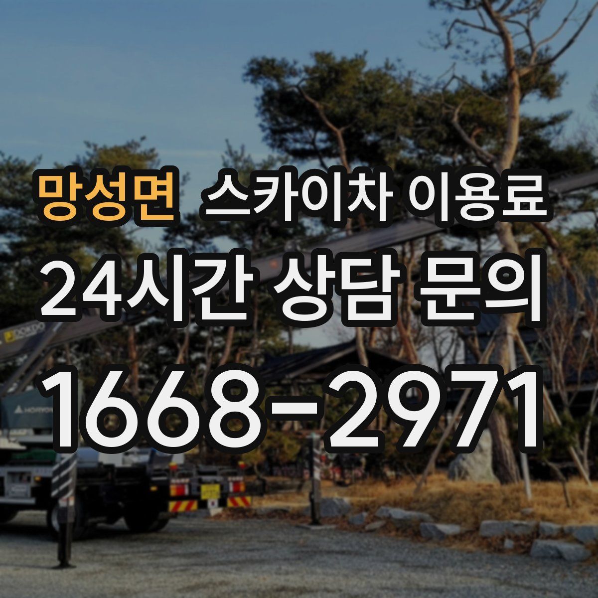 망성면 스카이차 이용료
