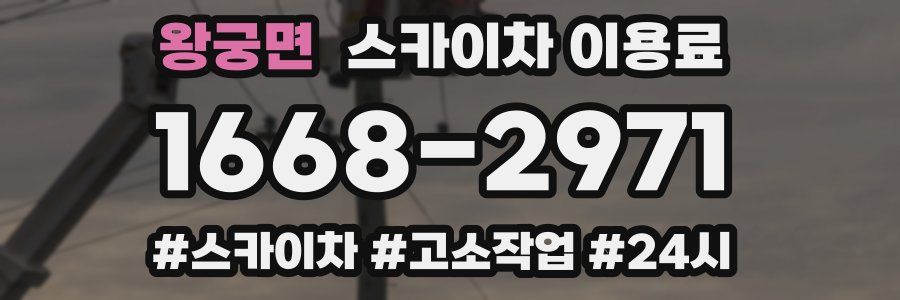 왕궁면 스카이차 이용료