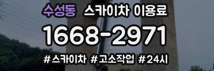 수성동 스카이차 이용료