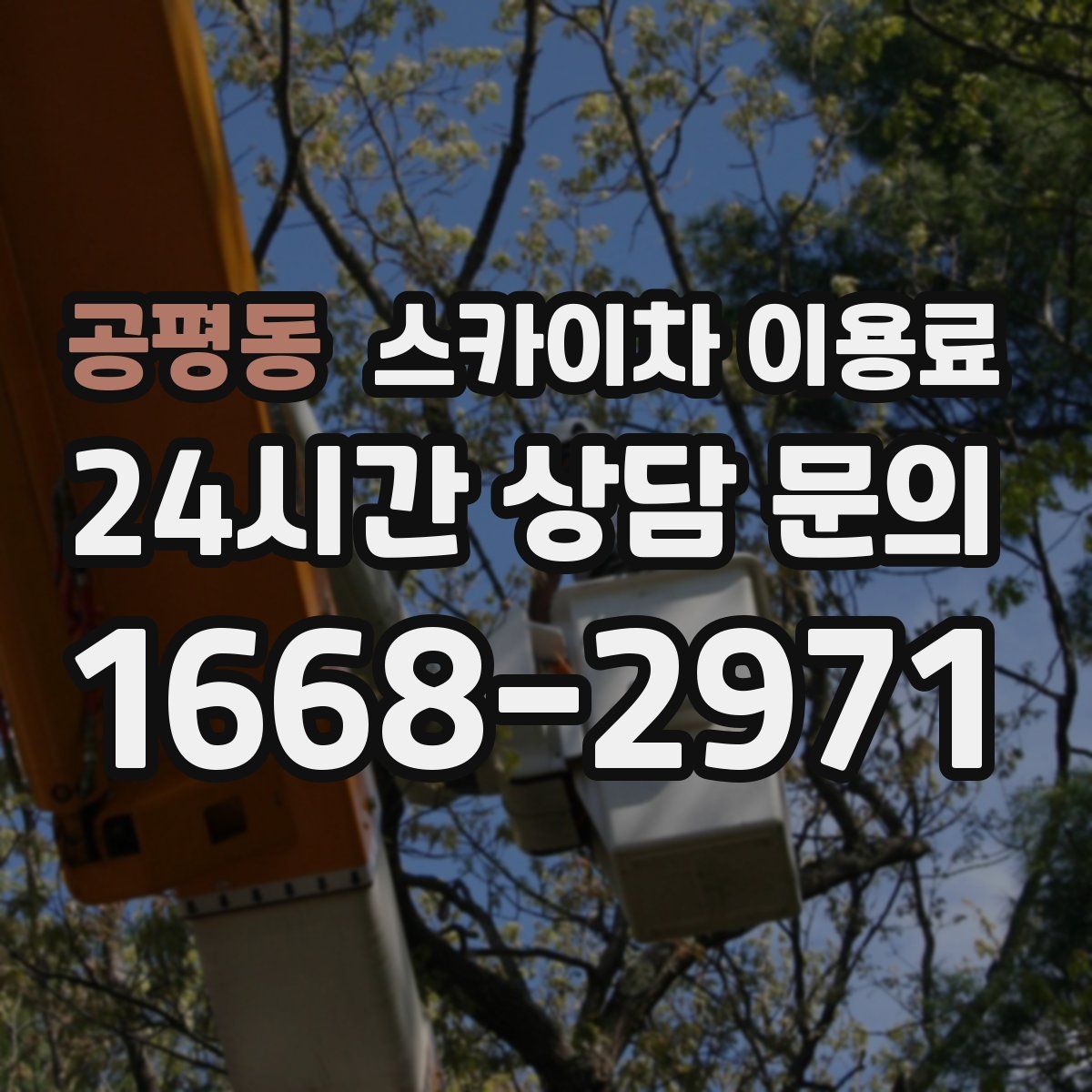 공평동 스카이차 이용료