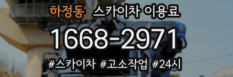 하정동 스카이차 이용료