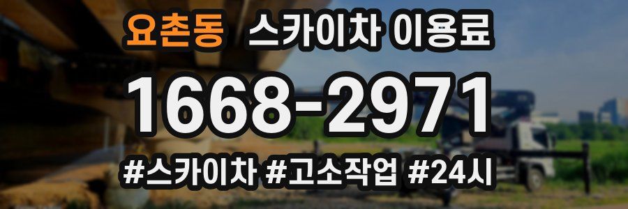요촌동 스카이차 이용료