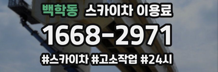 백학동 스카이차 이용료