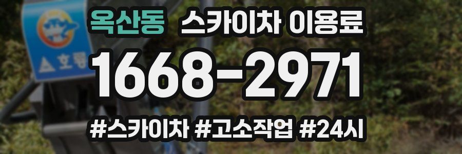 옥산동 스카이차 이용료