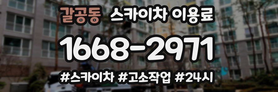 갈공동 스카이차 이용료