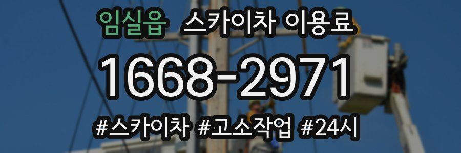 임실읍 스카이차 이용료