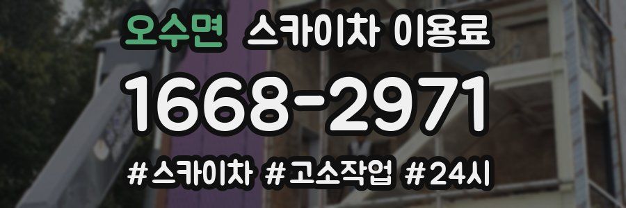 오수면 스카이차 이용료