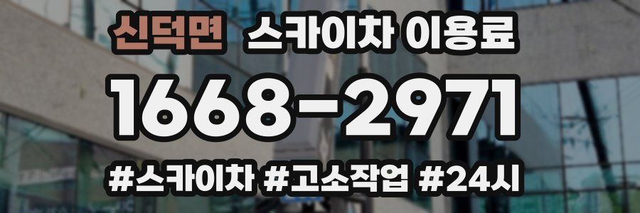 신덕면 스카이차 이용료