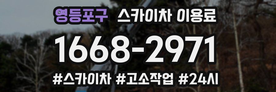 영등포구 스카이차 이용료