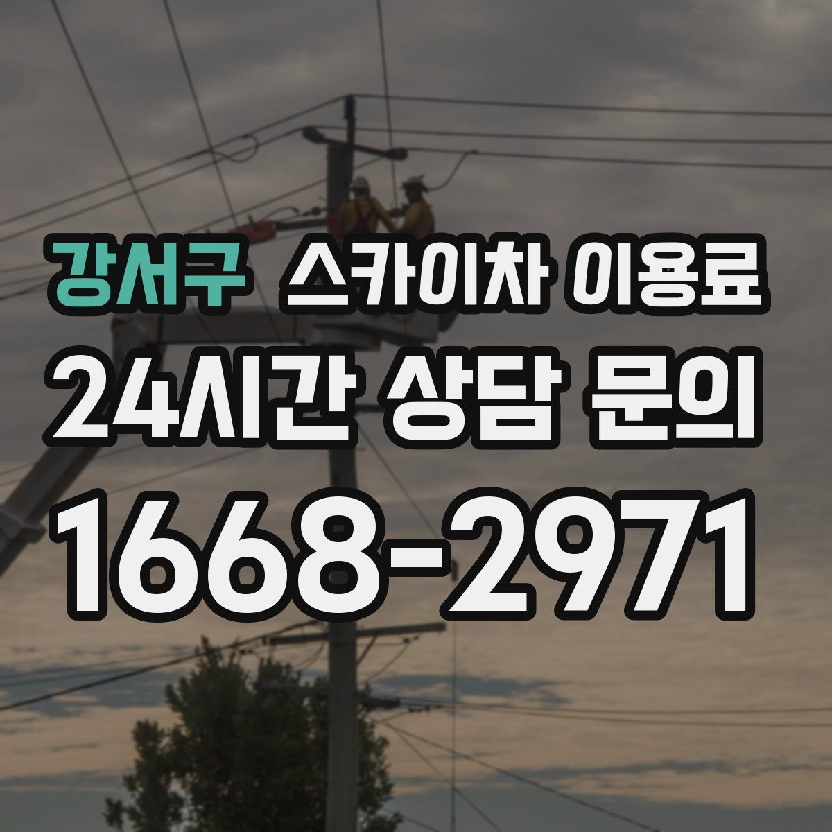 강서구 스카이차 이용료