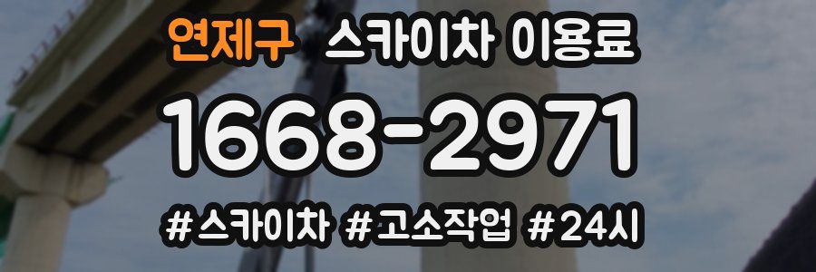 연제구 스카이차 이용료