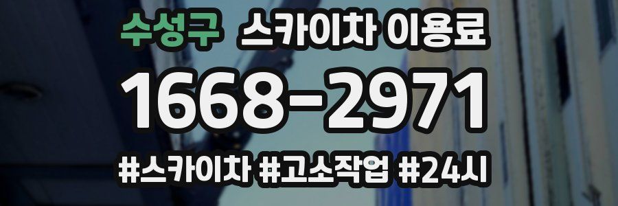 수성구 스카이차 이용료