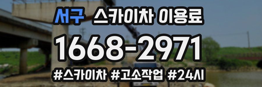 서구 스카이차 이용료
