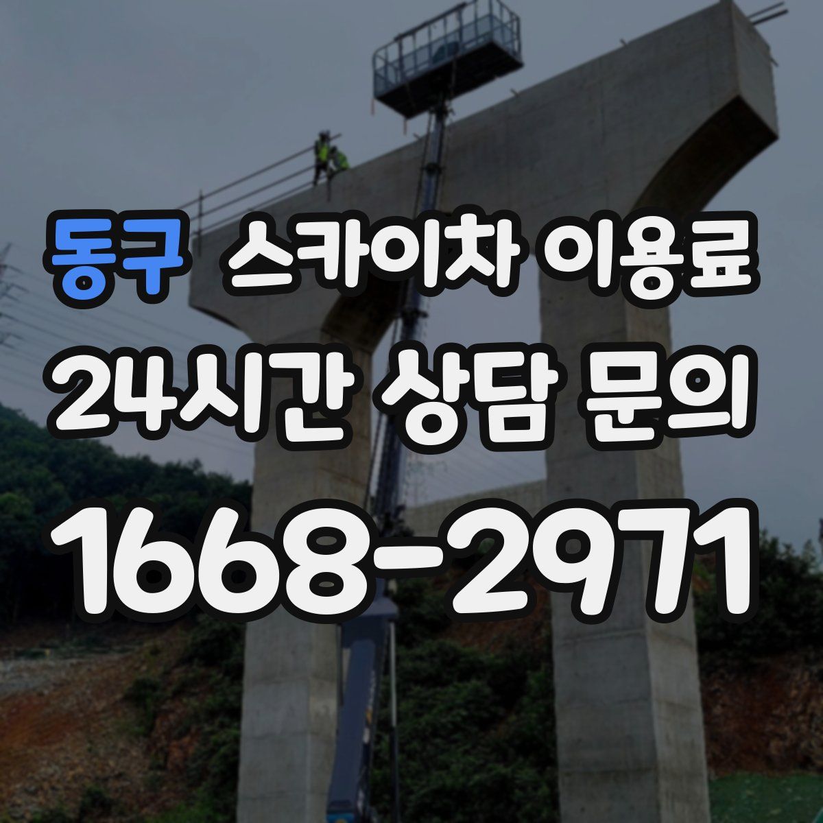 동구 스카이차 이용료