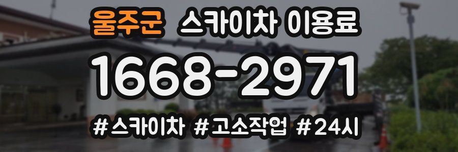 울주군 스카이차 이용료