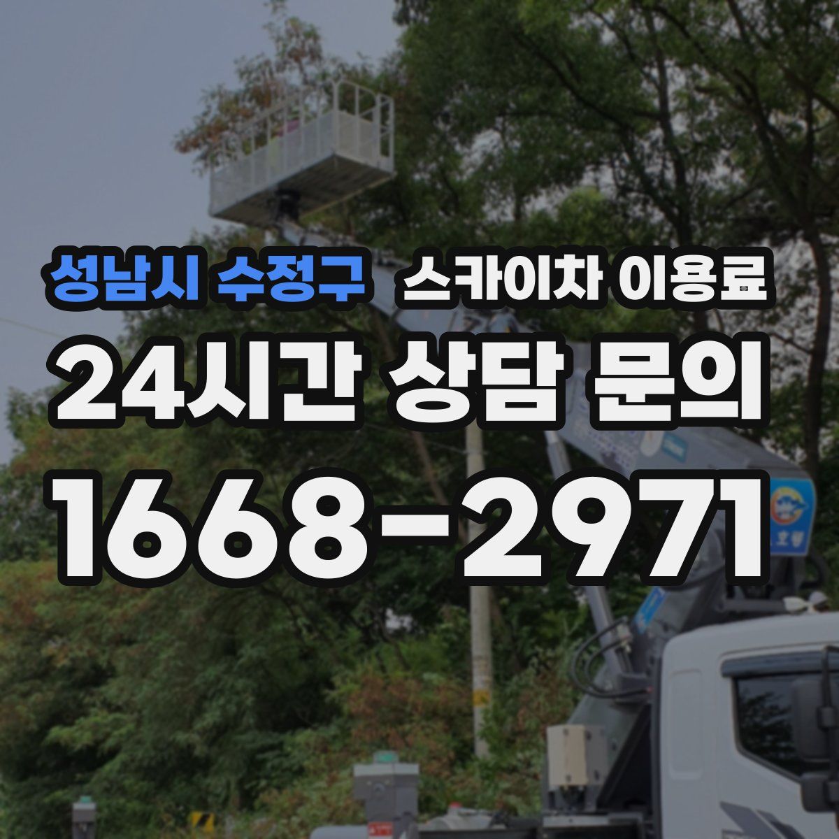 성남시 수정구 스카이차 이용료