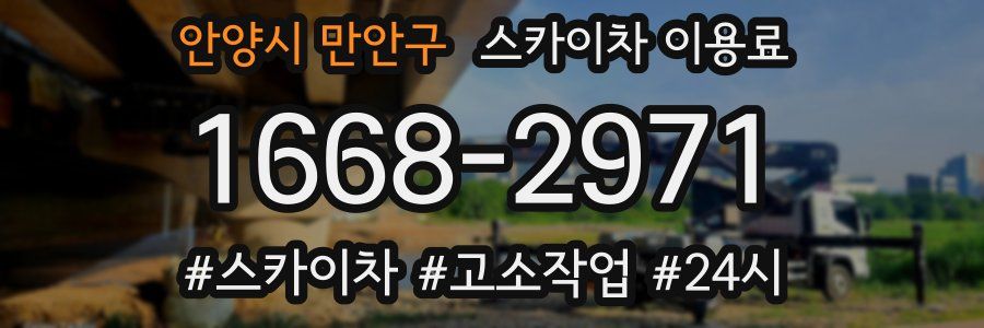 안양시 만안구 스카이차 이용료