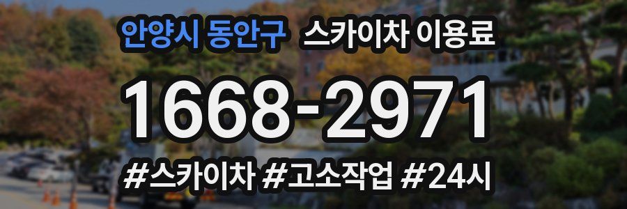 안양시 동안구 스카이차 이용료