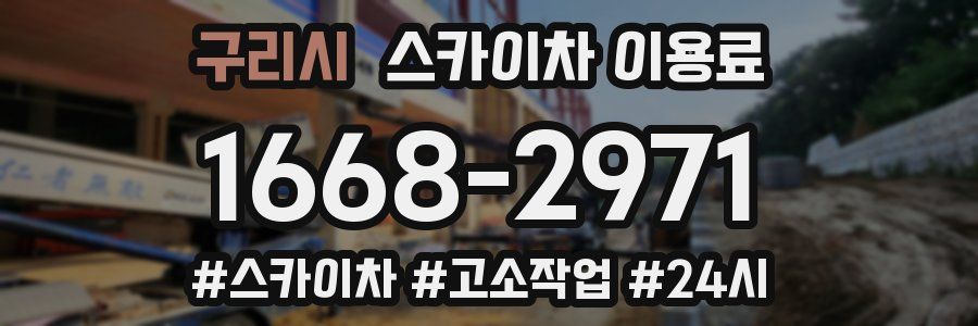 구리시 스카이차 이용료