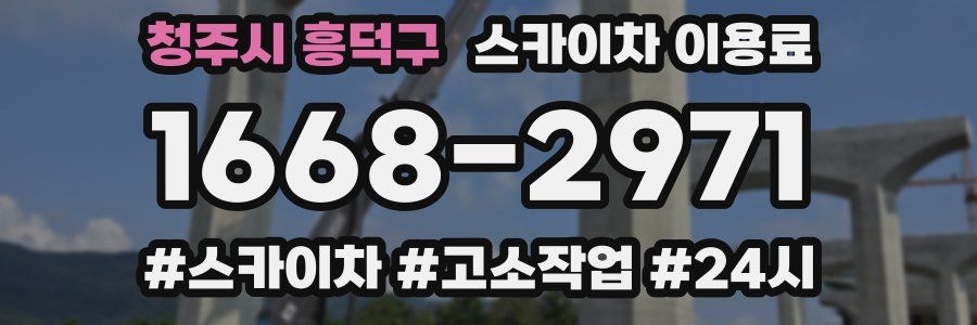 청주시 흥덕구 스카이차 이용료