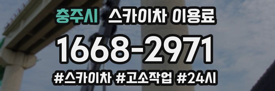 충주시 스카이차 이용료