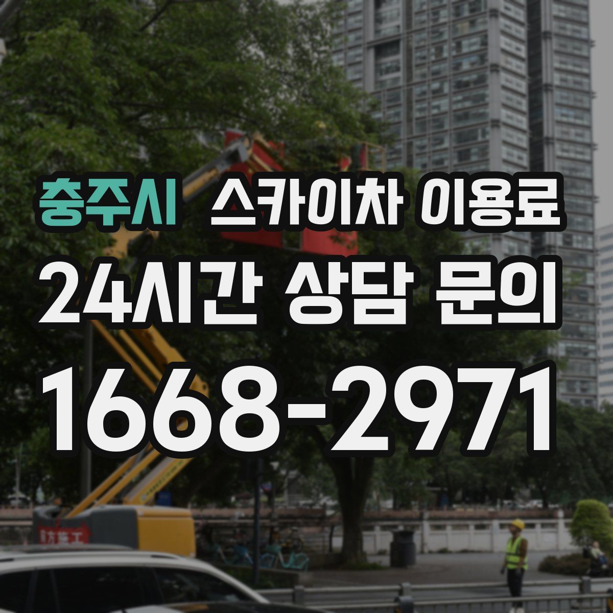 충주시 스카이차 이용료