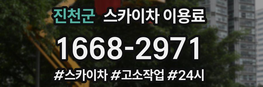 진천군 스카이차 이용료