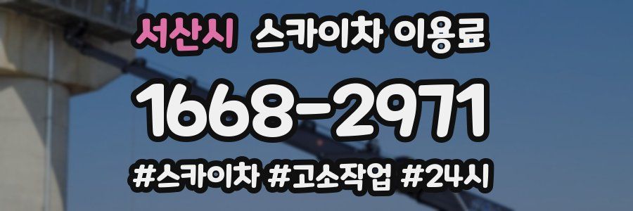서산시 스카이차 이용료